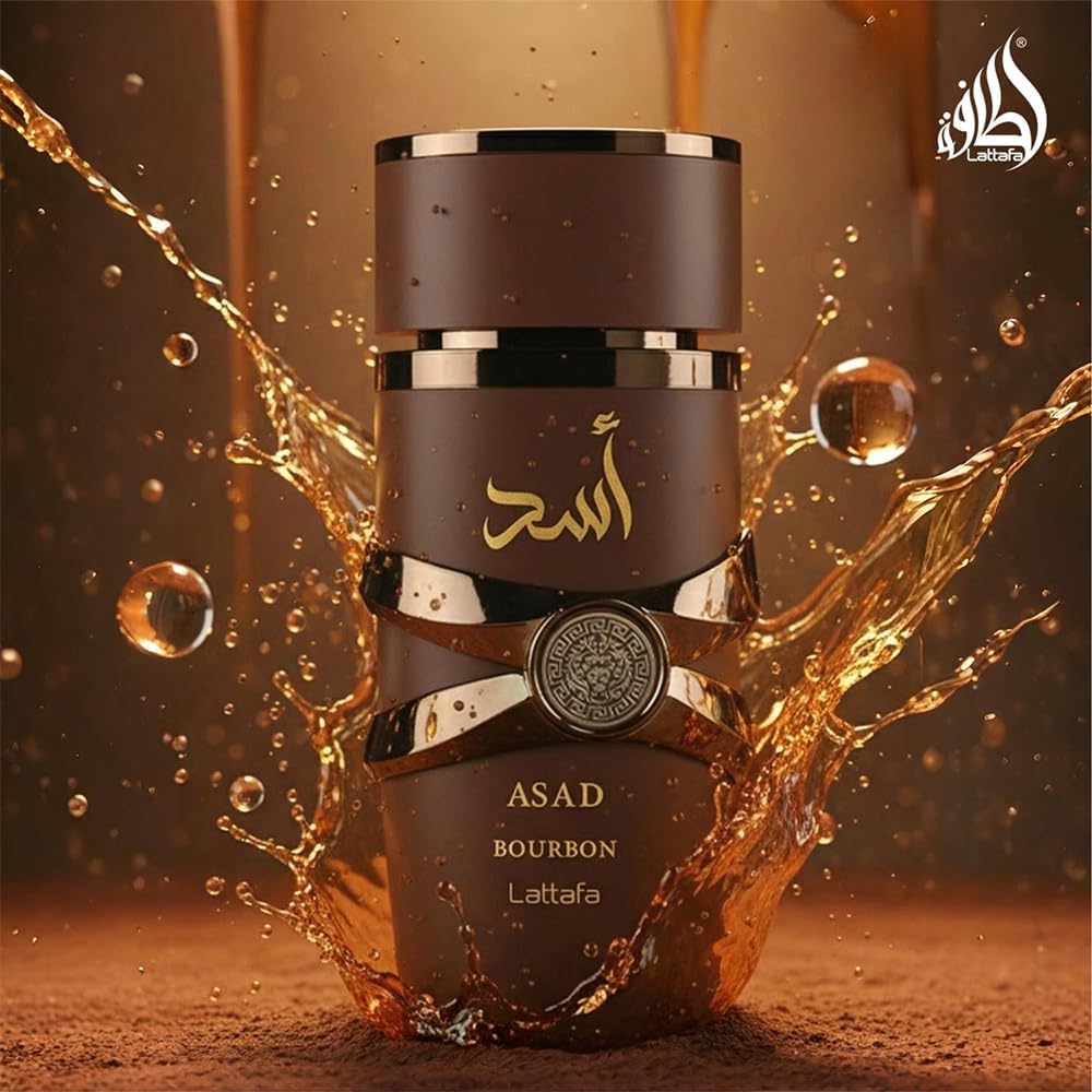 Lattafa Asad Bourbon EDP 100ml - Vista Traseira