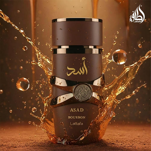 Lattafa Asad Bourbon EDP 100ml - Vista Traseira