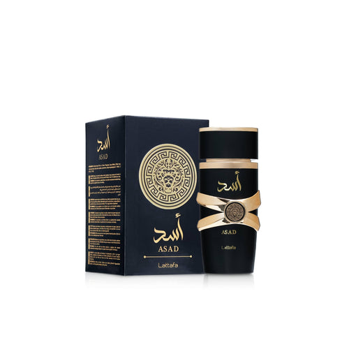 Lattafa Asad EDP 100ml - Frasco e Caixa