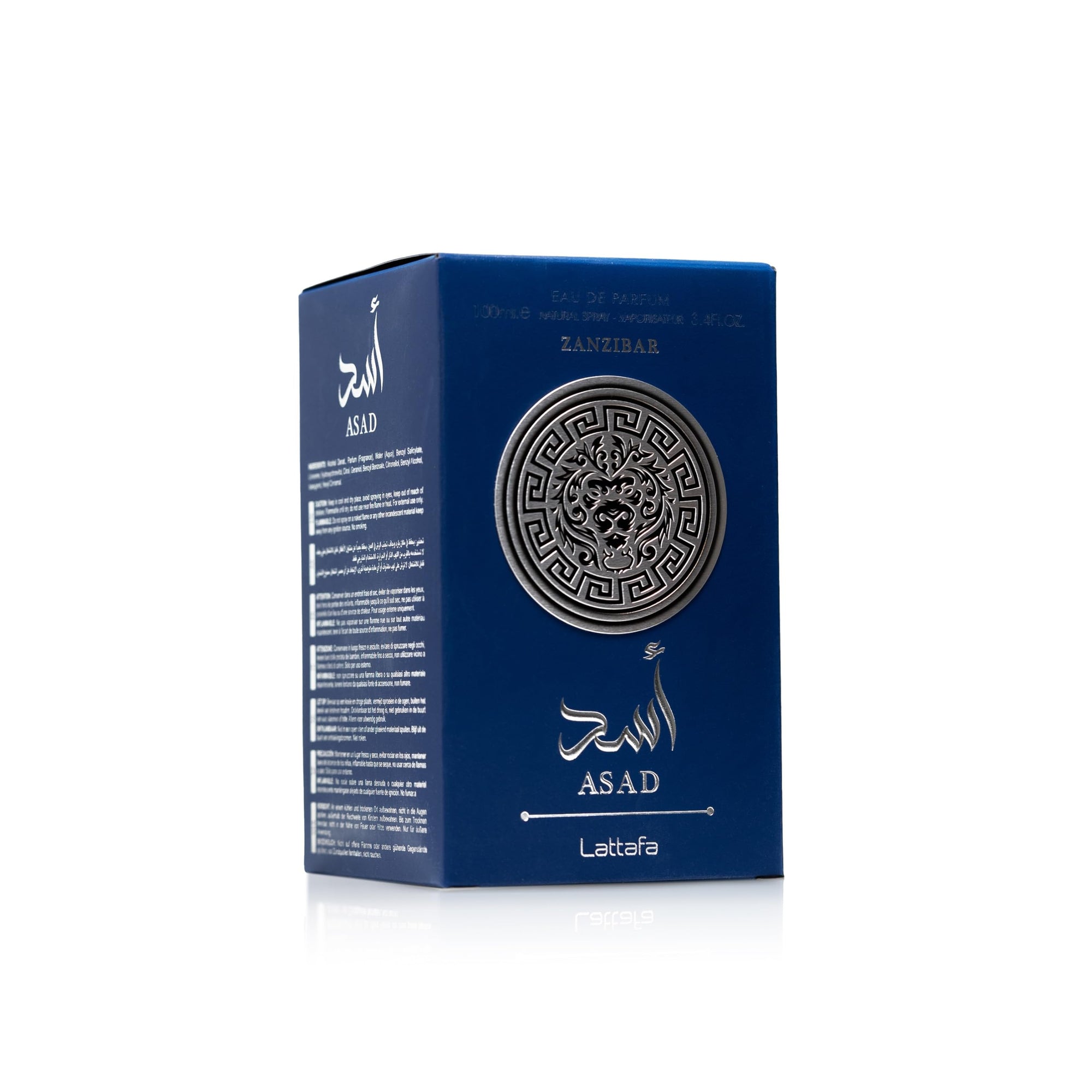 Lattafa Asad Zanzibar EDP 100ml - Frasco e Caixa