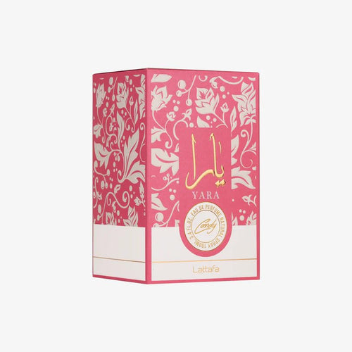 Lattafa Yara Candy EDP 100ml - Frasco e Caixa