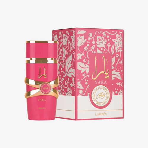 Lattafa Yara Candy EDP 100ml - Detalhe do Frasco