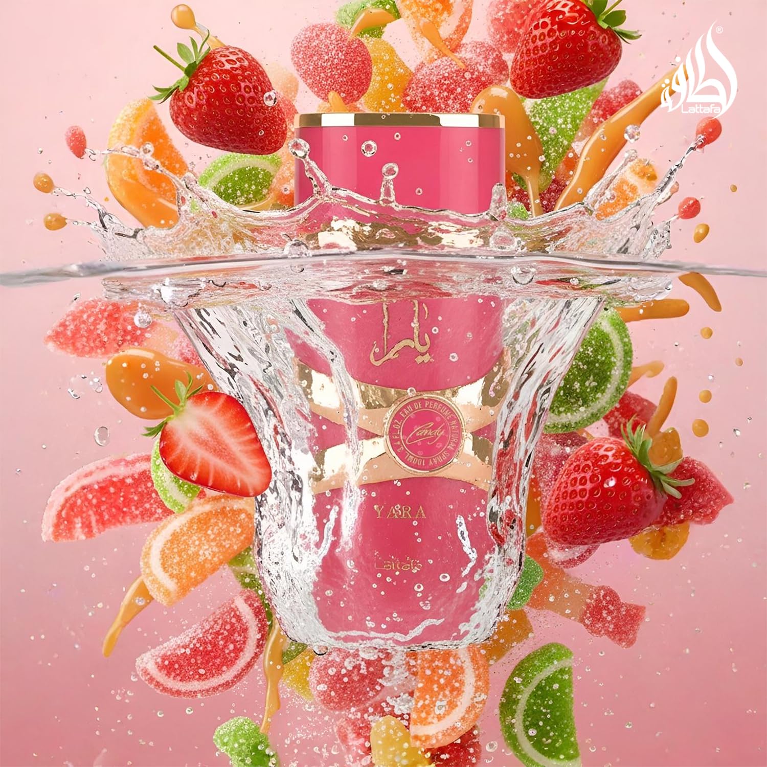 Lattafa Yara Candy EDP 100ml - Vista Traseira