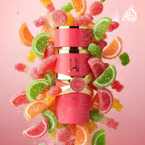 Lattafa Yara Candy EDP 100ml - Detalhe da Tampa