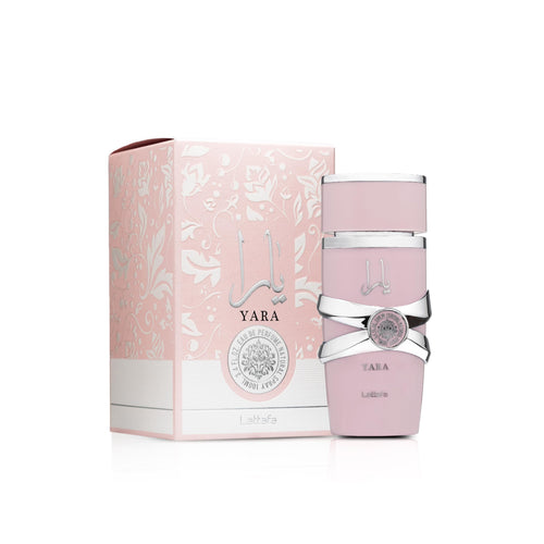 Lattafa Yara EDP 100ml - Frasco e Caixa
