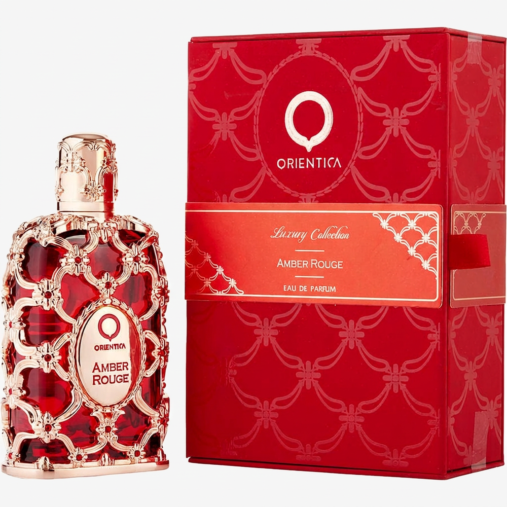 Caixa perfume Orientica Amber Rouge 80ml